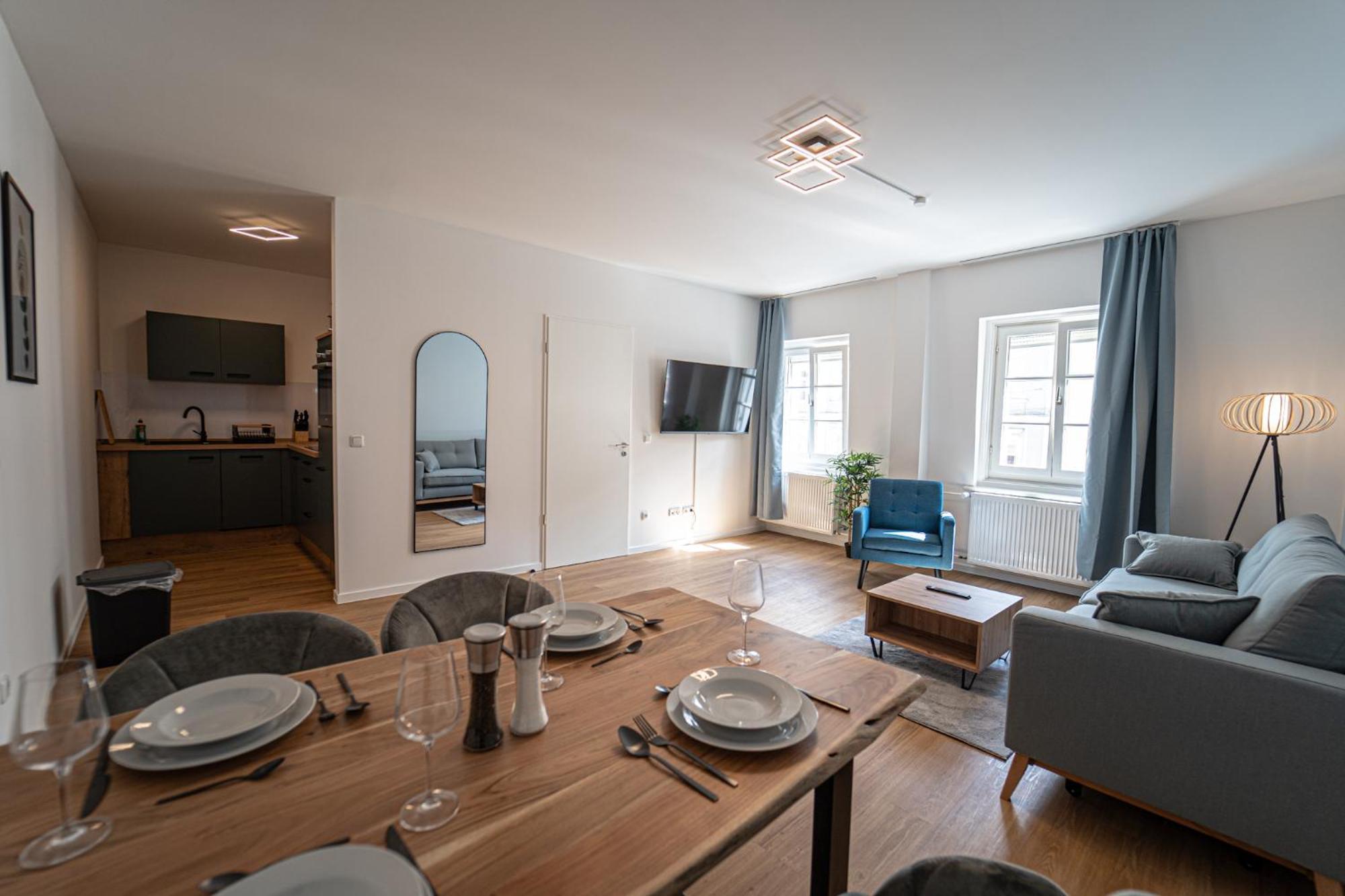Luxomes - Vilshofen Altstadt Apartments วิลส์โฮเฟน อัน แดร์โดเนา ภายนอก รูปภาพ